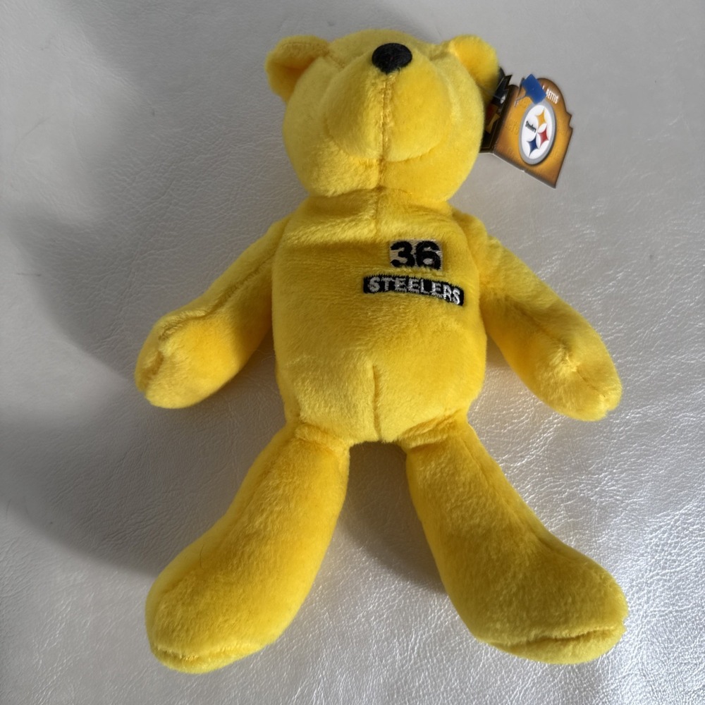 1998 Limited Treasures Pittsburgh Steelers Jerome Bettis 36 Beanie Pro Bears NWT